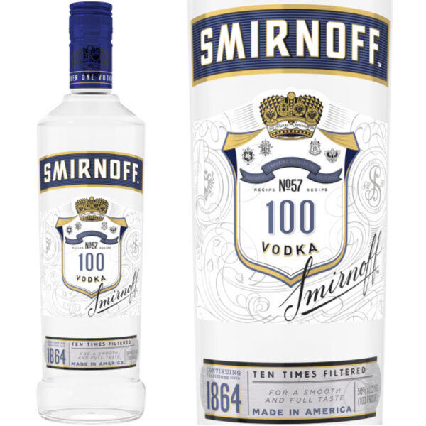 SMIRNOFF VODKA 100